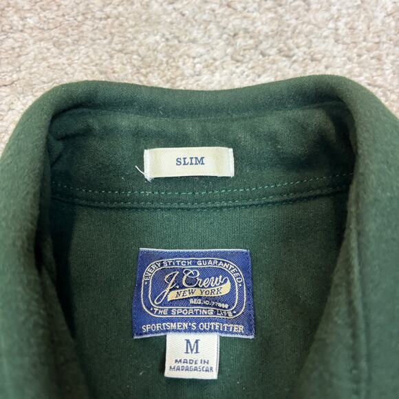 J.Crew Heavyweight Chamois Slim Fit Button Up Men's Medium Workwear - Picture 4 of 10